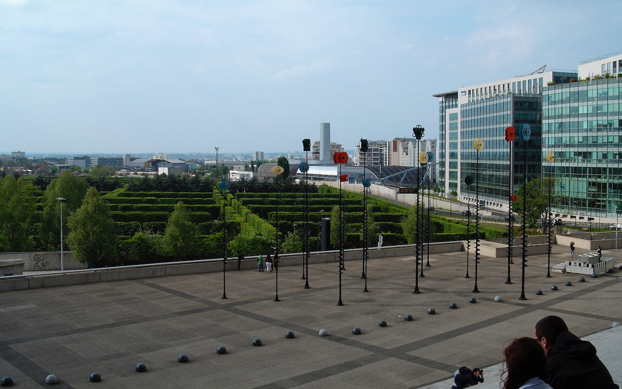 View away from Arc de Triomphe