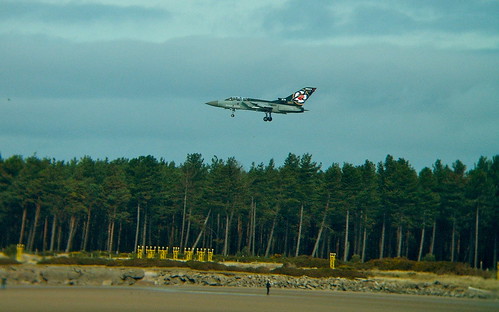 Tornado F3 Landing at RAF Leuchars