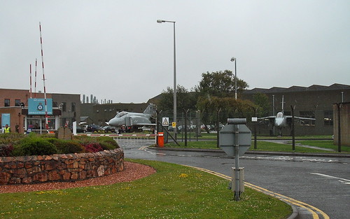 Entrance to RAF Leuchars