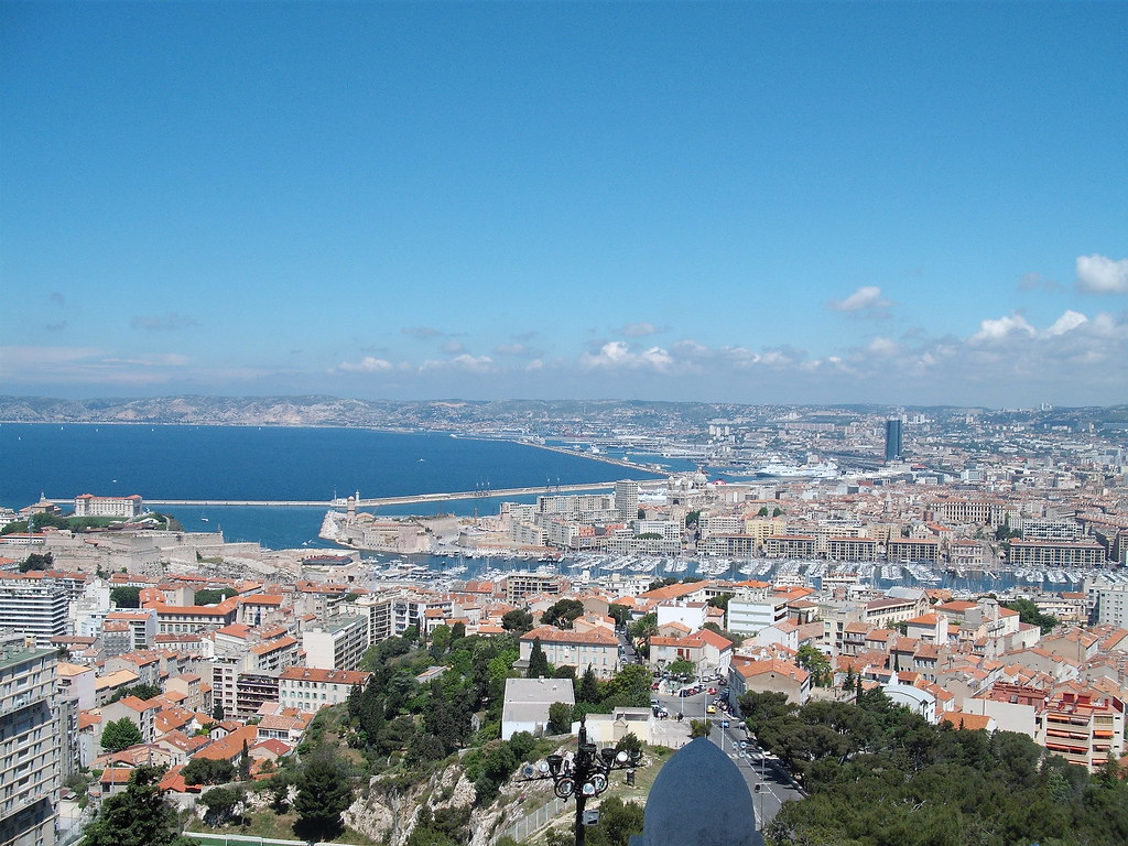 View of Marseille from Notre-Dame de la Coeur