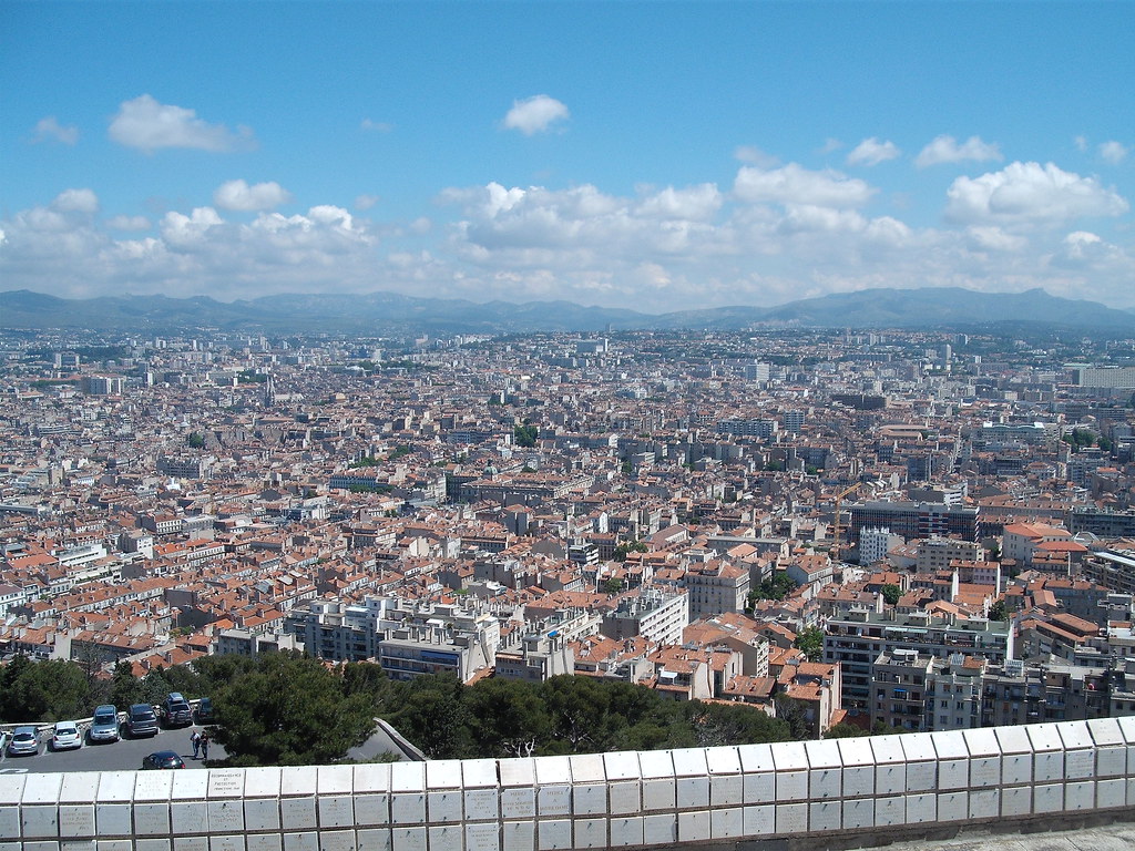 View of Marseille from Notre-Dame de la Coeur