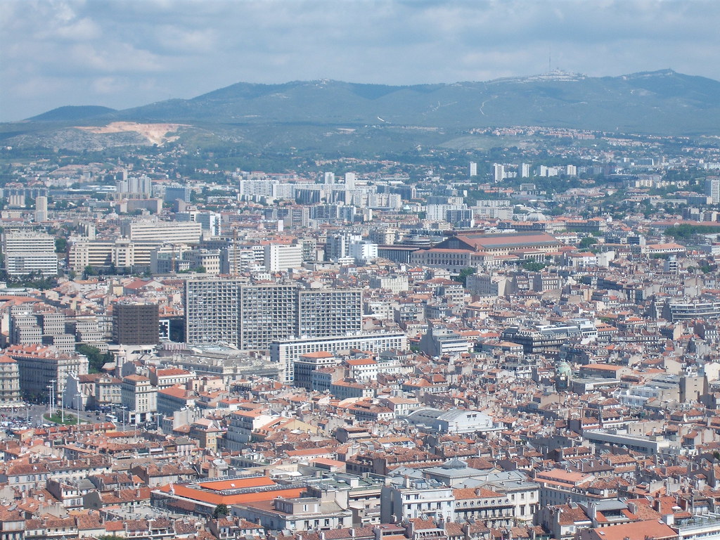 View of Marseille from Notre-Dame de la Coeur