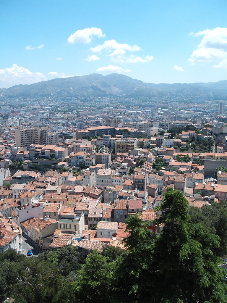 View of Marseille from Notre-Dame de la Coeur