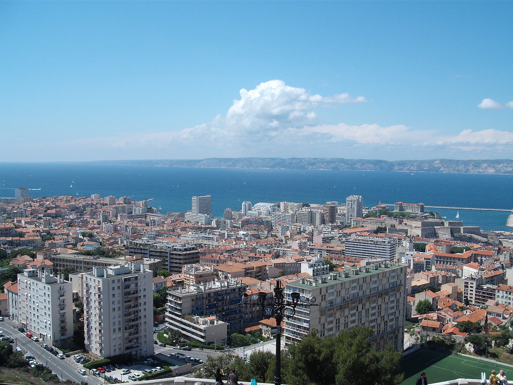 View of Marseille from Notre-Dame de la Coeur