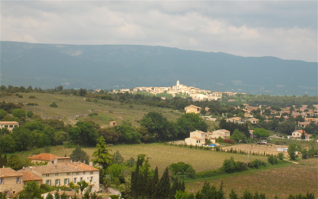 A town from the TGV line