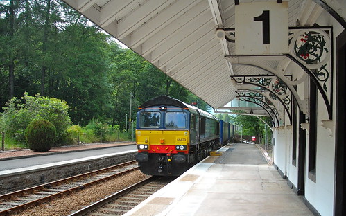 Class 66 at Dunkeld